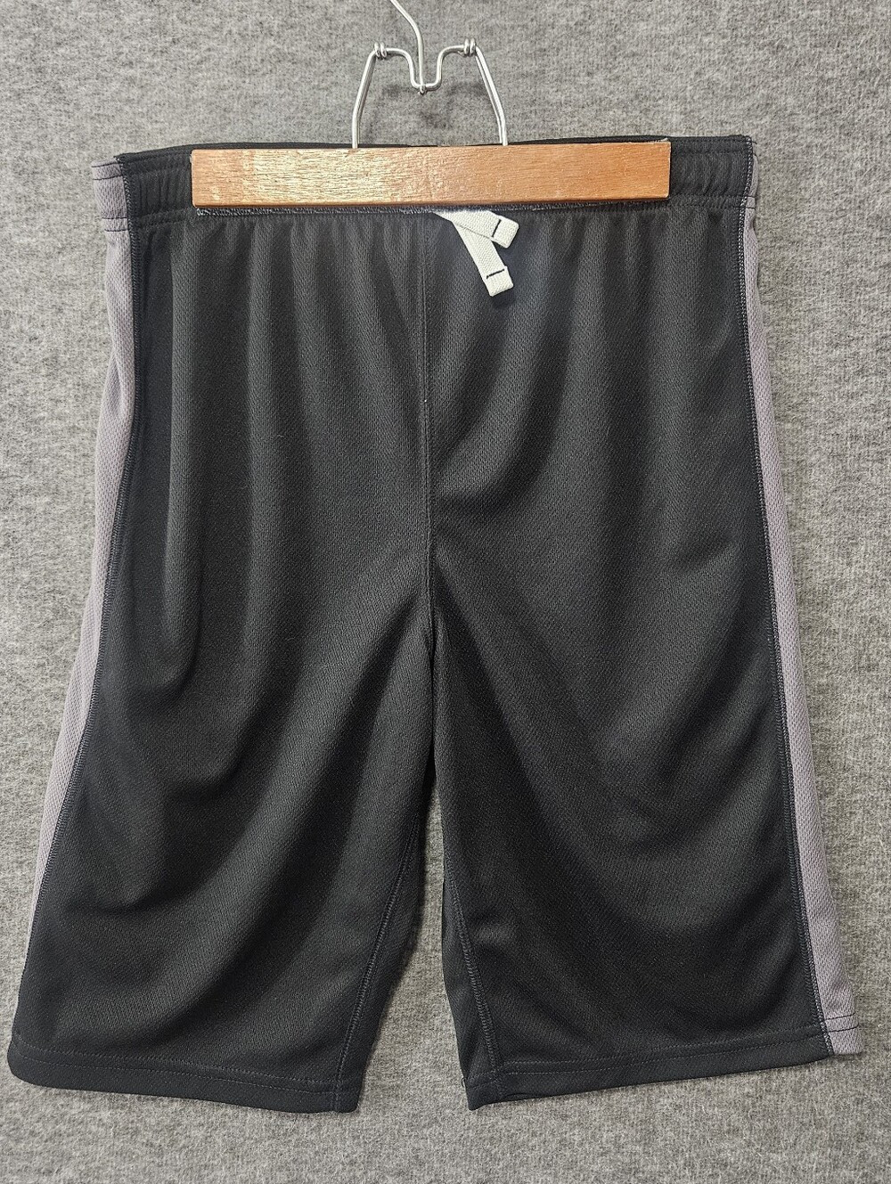 SALE 4/$20 Carter's Black Athletic Shorts with Gray Side Trim Boy's Size 14